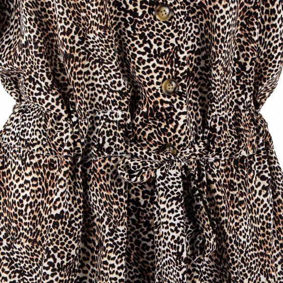 WORTHINGTON ANIMAL PRINT BUTTON UP BLOUSE NWT - Picture 4 of 5